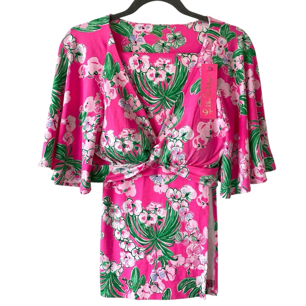 ๐ธ NWT Lilly Pulitzer 2 Piece Set Minka Maxi Skirt & Top Roxie Pink Worth A Look - Picture 15 of 16